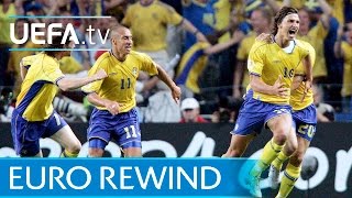 EURO 2004 highlights Sweden 11 Italy [upl. by Leugimesoj]