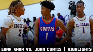 Edna Karr vs John Curtis HIGHLIGHTS  Catholic League Foes Face Off in Key District Game 🏀 [upl. by Lempres545]