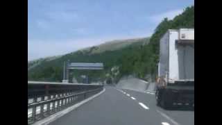 Autostrada A24 East San Rocco Tunnel [upl. by Alleon990]