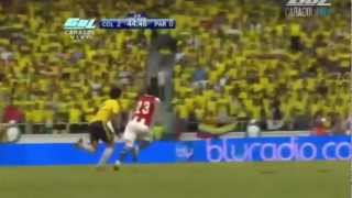 Colombia vs Paraguay 20 Eliminatorias Mundial Brasil 2014 [upl. by Ynafets247]