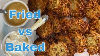 Potato Latkes  Fried vs Baked [upl. by Alec]