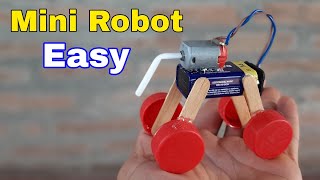 DIY How to Make Mini Robot at Home Easy [upl. by Afas519]