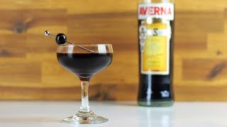 BLACK MANHATTAN Cocktail Recipe  L😍VE IT [upl. by Eiralih]