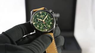 Alpina Startimer Pilot Big Date AL372GR4FBS6 [upl. by Sehcaep]