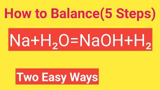 NaH2ONaOHH2 Balanced EquationSodiumWaterSodium hydroxideHydrogen Balanced Equation [upl. by Yllim39]