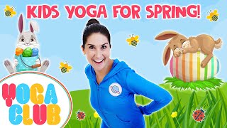 Spring amp Easter Yoga For Kids 💐🐰 Yoga Club Week 30  Cosmic Kids [upl. by Mersey619]