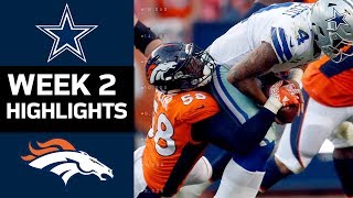 Cowboys vs Broncos  NFL Week 2 Game Highlights [upl. by Ttoille]