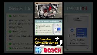 bosch dishwasher  best dishwasher 2023  13 place dishwasher  bosch 14 place dishwasher  shorts [upl. by Worrad870]