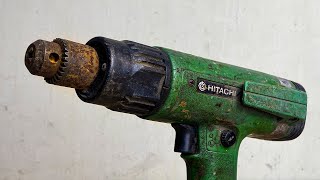 Old Model Cordless Drill Restoration  Hitachi D6D [upl. by Tallulah328]