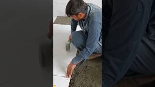 Amazing Kitchen Floor Tile Fitting shorts youtubeshorts tile [upl. by Koppel737]