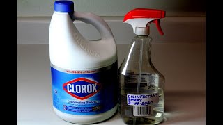 home made disinfectant spray 101 [upl. by Nacnud]