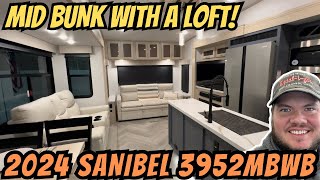 2024 Sanibel 3902MBWB  Mid Bunk RV with a LOFT [upl. by Schreib]