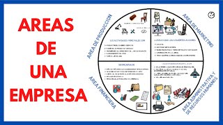 ¿CUALES son las AREAS FUNCIONALES de una EMPRESA  FUNCIONES  Economía de la empresa 05 [upl. by Aneris]