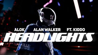 Alok amp Alan Walker  Headlights feat KIDDO Official Lyric Video [upl. by Niklaus46]