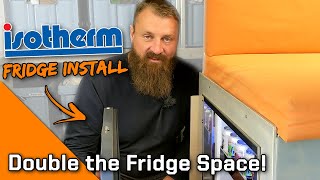 Isotherm Fridge Install  Huge Upgrade  How to build an Overlander [upl. by Nesyrb416]