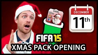 XMAS ADVENT CALENDAR PACK OPENING 11  FIFA 15 ULTIMATE TEAM [upl. by Netsryk331]