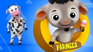 Baby Goat  Nursery Rhyme  Johny Johny Yes Papa  Children Songs  Baby Video by Farmees [upl. by Herring933]