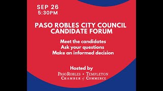 Paso Robles City Council Candidate Forum [upl. by Aver]