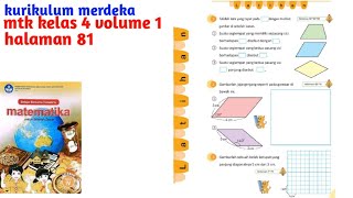 Matematika kelas 4 volume 1 halaman 81 kurikulum merdeka [upl. by Giuseppe]