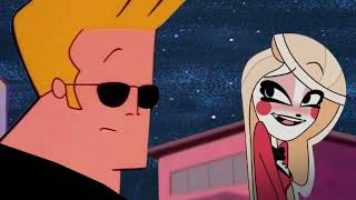 Johnny Bravo Hides Away from Charlie Morningstar Verbalase Meme [upl. by Asilahs]