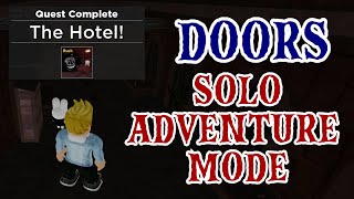 Solo Beating Adventure Mode Doors Theme The Hotel Quest in Roblox Tower Heroes [upl. by Rosetta492]