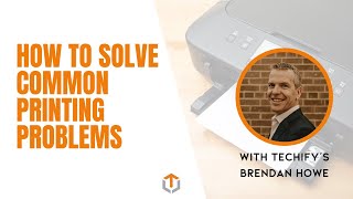 How to Solve Common Printing Problems [upl. by Iinde644]