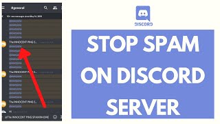 How to Stop Spam on Discord Server 2021  Auto AntiSpam Bot [upl. by Einalam]