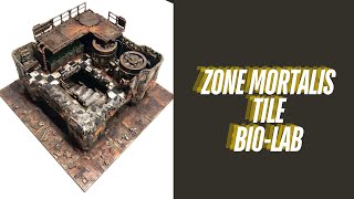 How I made this Necromunda Zone Mortalis Greenhouse  Biolab Terrain [upl. by Ecitnirp]