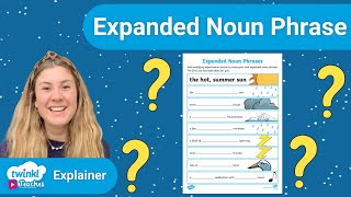 Twinkl KS1  Expanded Noun Phrases Worksheet [upl. by Luoar]