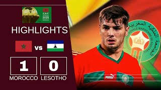 MAROC 1 vs LESOTHO 0  Brahim Diaz Un finisseur hors norme  Le Maroc maintient la couronne [upl. by Hajin]