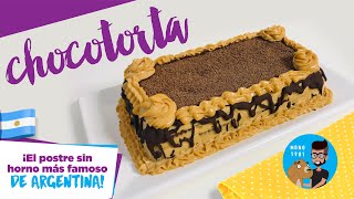 CHOCOTORTA ARGENTINA  POSTRE FACIL Y RAPIDO  POSTRE SIN HORNO  MONO 1981 [upl. by Losyram]