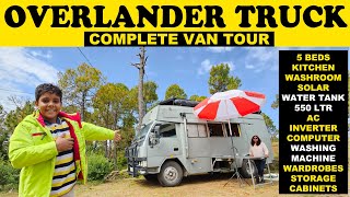 EP 220  CAMPER VAN TOUR  RV  CARAVAN COMPLETE SETUP IN A TRUCK  HOME ON WHEELS  FAMILY VAN LIFE [upl. by Rockey]