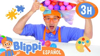 Blippi juega colores y juguetes  Blippi Español  Videos educativos para niños  Aprende y Juega [upl. by Vergos]