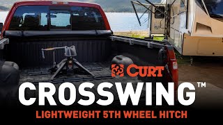 CURT CrossWing™ Lightweight 5th Wheel Hitch  Features amp Benefits [upl. by Assilla288]