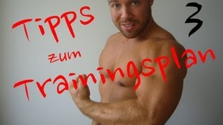 Tipps zum Trainingsplan  Teil 3 Trainingszyklus [upl. by Niuqram]