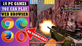 10 PC GAMES YOU CAN PLAY IN WEB BROWSER  No Download Required [upl. by Thetos]