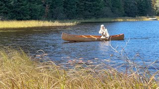 Algonquin Park in the Fall  Canadian History  Canoeing  Logging History [upl. by Kerad]