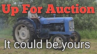 Clearance Auction St Germans Norfolk Old Tractors and tools [upl. by Letnom446]