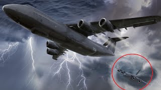 What Happens If a US Super Large C5 Plane Is Swallowed by a Lightning Storm [upl. by Yerrok]