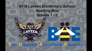 2019 Laveen Spelling Bee  1st  3rd Grades [upl. by Atteynod872]