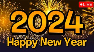 New Years 2024 LIVE Countdown All Time Zones PART 2 [upl. by Aicitan]