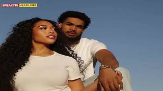 Jordyn Woods Surprises Karl Anthony Towns with UNIQUE Anniversary Gift [upl. by Iggep]