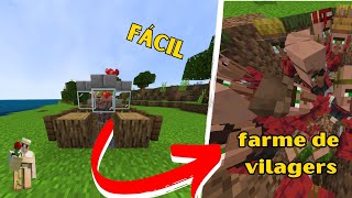 Minecraft Infinite Villager bedrock Tutorial 1 20 Projeto Fácil e SimplesMCPE Xbox PS4 Windows10 [upl. by Cherin877]