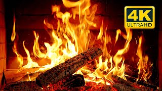 🔥 Cozy Fireplace 4K 12 HOURS Fireplace with Crackling Fire Sounds Crackling Fireplace 4K [upl. by Bertha]