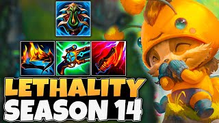 This Brand New Lethality Teemo Build Is INCREDIBLE Season 14 Build [upl. by Weitzman]