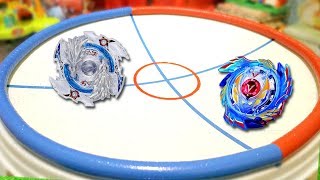 Beyblade Battle Luinor L2 VS Valtryek V3 [upl. by Eanyl426]