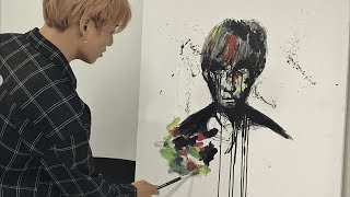 BTS 방탄소년단 Drawing Skills [upl. by Leibman]