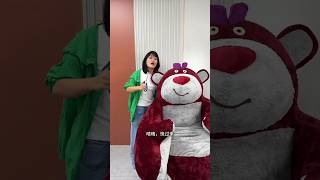 Super Cute Bear Sofa 🐼🥳 mini wood toy  woodworking art skill  wood  hand crafts  shorts [upl. by Etnaed]