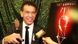 Brian Stokes Mitchell on the Honor of Receiving the Isabelle Stevenson Tony Award [upl. by Ygiaf932]