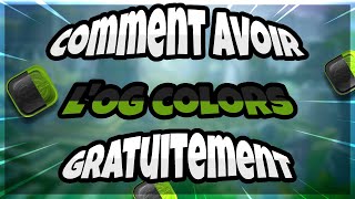 Comment avoir lOG colors gratuitement [upl. by Enaasiali]